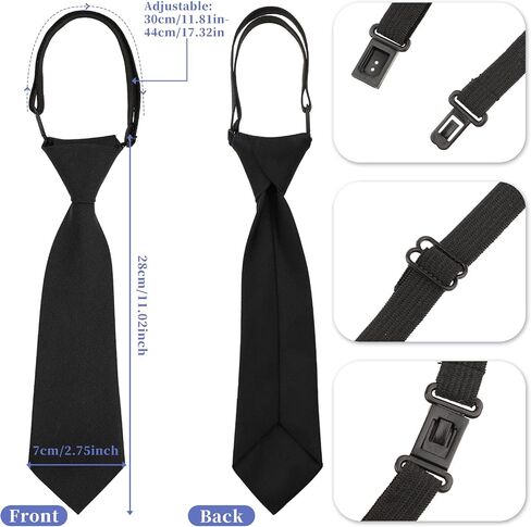 3pcs Boy's Necktie Kids Solid Color Pre-tied Adjustable Neck Strap Tie for Wedding Graduation School Uniforms in Saudi Arabia