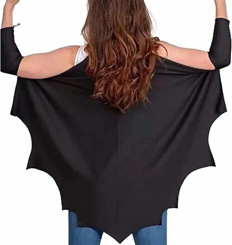 مجموعة إكسسوارات زي الخفافيش للهالوين من NIUEFH عصابة رأس لقناع عين الخفافيش وأجنحة الخفافيش من أجل زي ساحرة مصاص الدماء in Kuwait