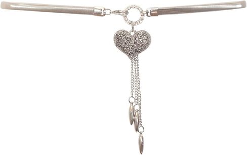 eVogues Plus size Rhinestone Metal Elastic Waist Belt in Saudi Arabia