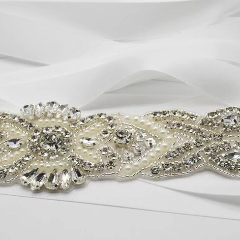 Rhinestone Wedding Dress Belt Bridal Belt,Bridesmaid Gown Sash for Wedding Bride/Baby Shower Dress in Saudi Arabia