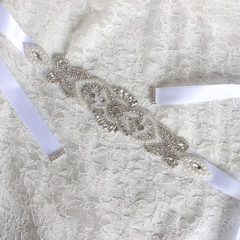 Rhinestone Wedding Dress Belt Bridal Belt,Bridesmaid Gown Sash for Wedding Bride/Baby Shower Dress in Saudi Arabia
