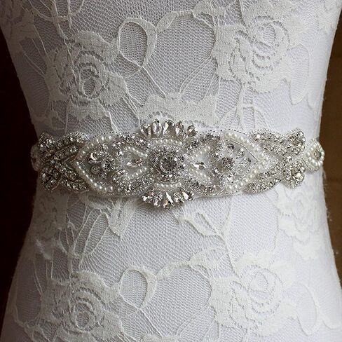 Rhinestone Wedding Dress Belt Bridal Belt,Bridesmaid Gown Sash for Wedding Bride/Baby Shower Dress in Saudi Arabia