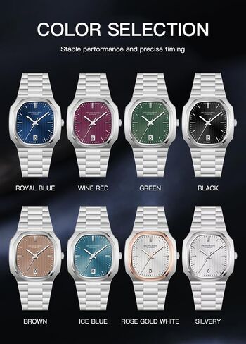 SPECHT&SOHNE Watches for Men 38MM Rare Elegant Automatic Mechanical Watch Stainless Steel Sapphire Crystal Waterproof in Saudi Arabia