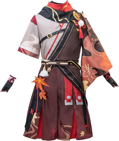 NSPSTT Genshin Impact Kazuha CosplayOutfit Kaedehara Kazuha Cosplay for Men Costume Full Set, Size M in Saudi Arabia