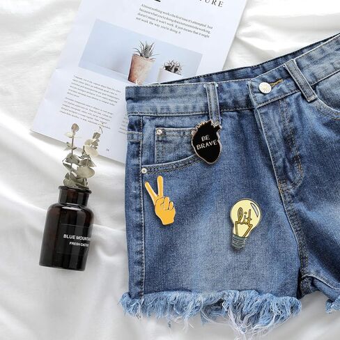 10 قطع من دبوس بروش المينا هدية تزيين للبالغين والأطفال in Kuwait