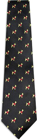 Spring Notion Men's Microfiber Woven Dogs Puppies Christmas Ties in Saudi Arabia
