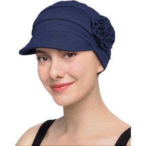 Soft Newsboy Cap for Chemo Women Slip on Headwear Summer