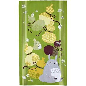 Cosmos Studio Ghibli My Neighbor Totoro noren(Japanese curtain) Bring good luck series "Gourd" 85x150cm 10732