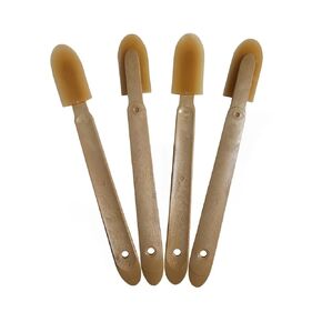 JMIBASIC Grout Caulk Finishing Tool - Multi Size 4 Pieces Set - Smooth Grout Sealant Silicone Caulking Tool - Rubber Spatula Spreader - Grout Sealer Applicator - Ergonomic Handle Grip_ABS (1.1 Inch)