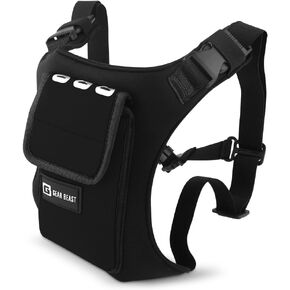 Gear Beast Running Backpack Unisex - Running Vest for Jogging, Hiking and Cycling - Compatible with Most Smartphones, Black