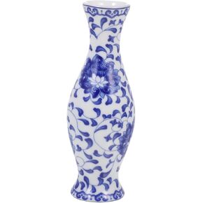 Blue and White Ceramic Vase Chinese Style Vase Desktop Ceramic Vase Antique Vase Flower Container Home Decoration Vase Creative Ceramic Vase Creative Flower Vase Plants Container