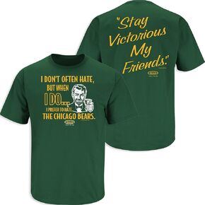 Green Bay Football Fans. Stay Victorious (Anti-Chicago) shirt (SM-5XL)