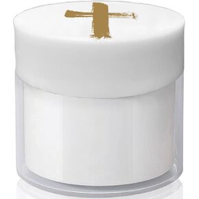 Church Supply for Ash Wednesday Easter Acrylic Palm Ash Pyx Container for 500 People (Cross)