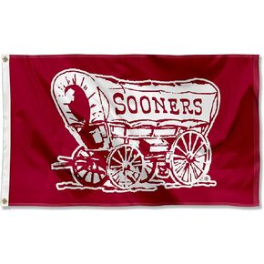 Oklahoma Sooner Schooner OU Large College Flag