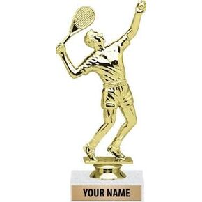 Tennis Trophy - 6.5" Boys Tennis Trophies, Tennis Serve Trophy Award Prime