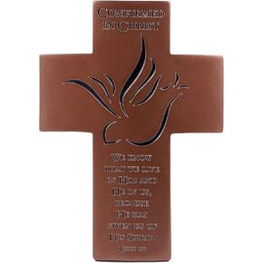 Roman Giftware Inc., Sacrements, Confirmation, 7" H CONFIRMATION WALL CROSS,Religious, Inspirational, Durable (7x1x4)