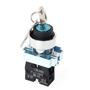 مفتاح مفتاح STARELO 22 مم 3 أوضاع يتم الاحتفاظ بها 2NO مفتاح دوار للإغلاق 10 أمبير 440 فولت XB2-20Y/31. (يتم الحفاظ على 3 أوضاع)