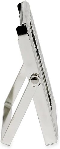 Laura Ashley 2x3 Silver Rope Metal Picture Frame (Vertical) with Pull-Out Easel Stand, Made for Tabletop, Counterspace, Shelf and Desk (2x3, Silver) in Kuwait
