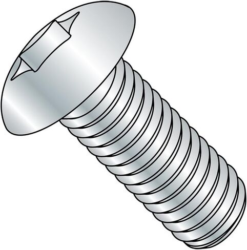 Small Parts 1406MTT Steel Truss Head Machine Screw, Zinc Plated, Meets ASME B18.6.3, T27 Star Drive, 1/4"-20 Thread Size, 3/8" Length, Fully Threaded, Imported (Pack of 50) in Saudi Arabia