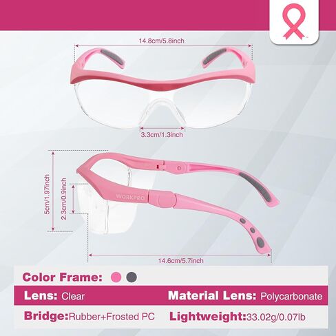 WORKPRO 3 pack Safety Glasses Z87.1 Anti Fog Eye Protection Safety Goggles Ideal for Lab Travel Dental Carpentry Construction in Saudi Arabia