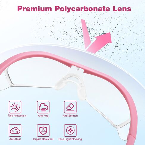 WORKPRO 3 pack Safety Glasses Z87.1 Anti Fog Eye Protection Safety Goggles Ideal for Lab Travel Dental Carpentry Construction in Saudi Arabia