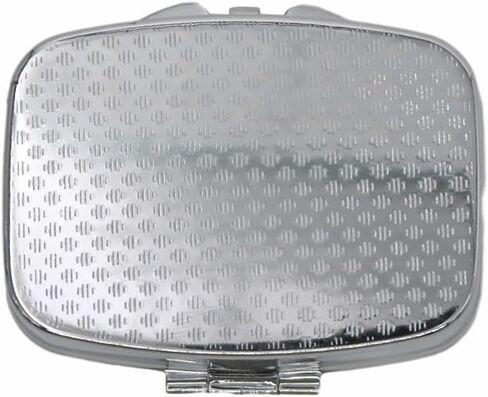 Metal Pill Case with Mirror 2 Compartment Small Pill Box for Purse or Pocket Cute Pill Organizer for Travel Gifts Pill Container Holder Flower Vine in Saudi Arabia