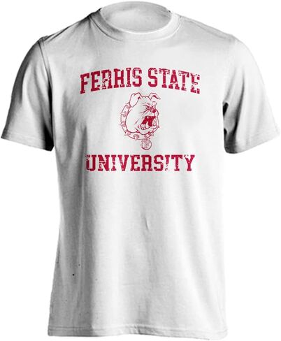 Ferris State Bulldogs Distressed Retro Short Sleeve T-Shirt in Saudi Arabia