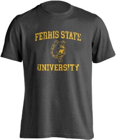 Ferris State Bulldogs Distressed Retro Short Sleeve T-Shirt in Saudi Arabia