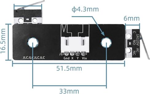 أجزاء طابعة ثلاثية الأبعاد V2.4 لوحة دارات مطبوعة لـ Voron 2.4 Trident Z Axis Endstop Hartk Sexbolt الحد التبديل in Kuwait