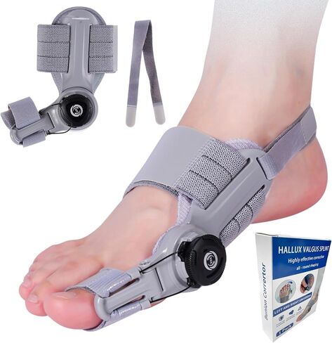 Bunion Corrector for Women & Men, KissDate Bunion Corrector for Women Big Toe, Adjustable Big Toe Straightener Toe Corrector for Treatmedy Bunion Fix Bunion Relief, Bunion Pads Cushion with Heel Strap and Silicone Pad(1 Pack) in Saudi Arabia