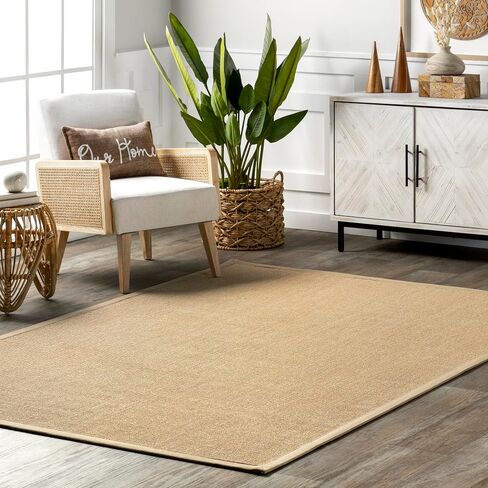 nuLOOM Orsay Casual Sisal Accent Rug, 2x3, Beige in Saudi Arabia