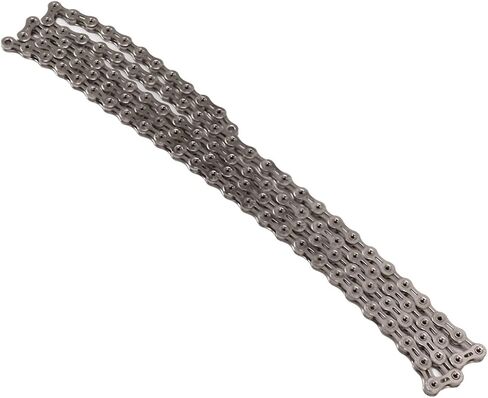 10 Speed Chain,Full Hollow Lightweight Mountain Road Bike Chain Alloy Steel Cycling Riding Bike Chain Replacement (Silver) in Saudi Arabia