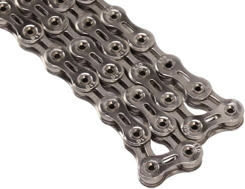 10 Speed Chain,Full Hollow Lightweight Mountain Road Bike Chain Alloy Steel Cycling Riding Bike Chain Replacement (Silver) in Saudi Arabia