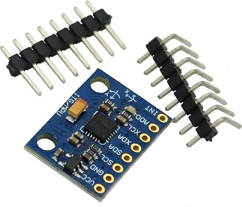 4pcs GY-521 MPU-6050 3 Axis Accelerometer Gyroscope Module 6 DOF 6-axis Accelerometer Gyroscope Sensor Module for Arduino 16 Bit AD Converter Data Output IIC I2C in Saudi Arabia