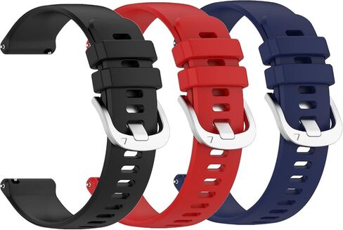 Bands for Garmin Vivoactive 5/Garmin Active 5, 20mm Watch Strap Sport Wristband Soft Silicone Replacement Band Compatible with Garmin Venu/Venu sq/Venu sq2/Venu 2 plus in Saudi Arabia
