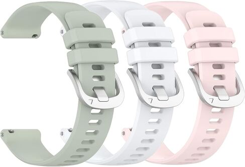 Bands for Garmin Vivoactive 5/Garmin Active 5, 20mm Watch Strap Sport Wristband Soft Silicone Replacement Band Compatible with Garmin Venu/Venu sq/Venu sq2/Venu 2 plus in Saudi Arabia