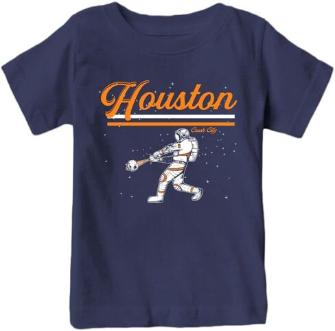 Crush City - Houston Space Astronaut Kid's Shirt for Baseball Fans in Saudi Arabia
