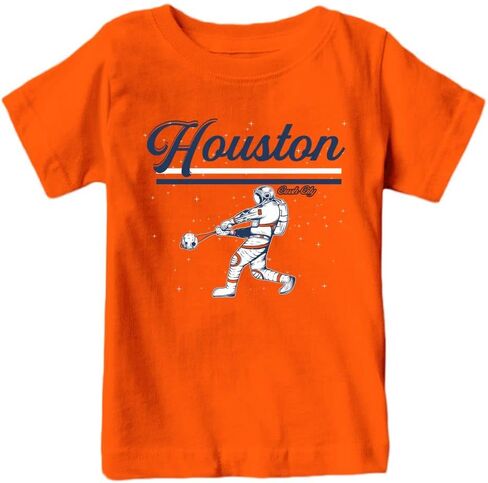 Crush City - Houston Space Astronaut Kid's Shirt for Baseball Fans in Saudi Arabia