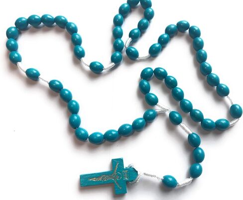 Touched to relics of St Rita St Dymphna & St Gianna Molla patrons of Mothers Day Children Cancer Lost causes illness depression anxiety stress worry hardship drug use (Green) in Saudi Arabia