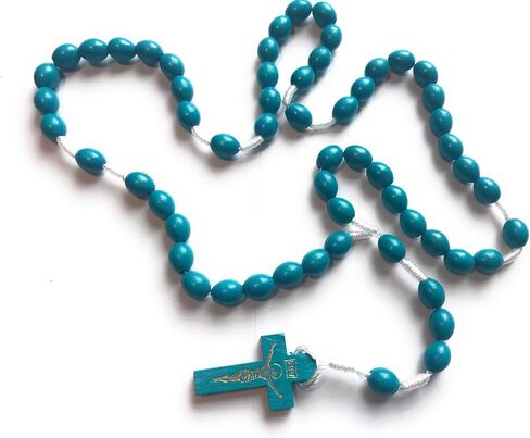 Touched to relics of St Rita St Dymphna & St Gianna Molla patrons of Mothers Day Children Cancer Lost causes illness depression anxiety stress worry hardship drug use (Green) in Saudi Arabia