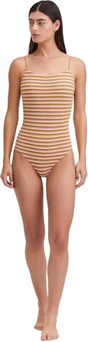 Gottex Women's Standard Texture Stripe Classic Tank with Low Back One Piece Swimsuit in Saudi Arabia