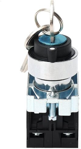 مفتاح مفتاح STARELO 22 مم 3 أوضاع يتم الاحتفاظ بها 2NO مفتاح دوار للإغلاق 10 أمبير 440 فولت XB2-20Y/31. (يتم الحفاظ على 3 أوضاع) in Kuwait