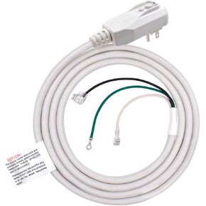 ELEGRP 0651510LY L15515 L22515 18AWG LCDI Power Cord Plug for A/C Air Conditioner, E250451 UL Certified, 7.5FT Leakage Current Detection Interrupter Replacement, 120V 10A 1200W 60Hz NEMA 5-15P, 1 Pack