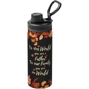 Cerburny Water Bottle Sunflower 18 oz Stainless Steel Insulated Bottles With Lid Wide Mouth Gym Sports Water Jug For Women Mom Mother