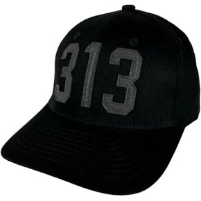 Detroit 313 Hat for Men | Structured Mid Profile Six Panel Premium Chino Twill Baseball Cap
