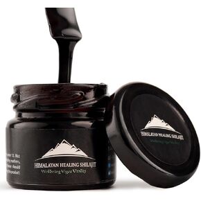 Shilajit Pure Himalayan Organic Shilajit Resin | Natural Shilajit Resin | Gold Grade 100% Shilajit Supplement with 85+ Trace Minerals & Fulvic Acid for Focus, Energy & Immunity | 30 Grams in Saudi Arabia