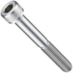 Socket Head Cap Screw, 3/8-16 x 6", Stainless Steel 18-8, Hex Socket (Quantity: 10) Coarse Thread, 3/8 inch Hexagonal Allen Bolt, Length: 6 inch, Partial Thread