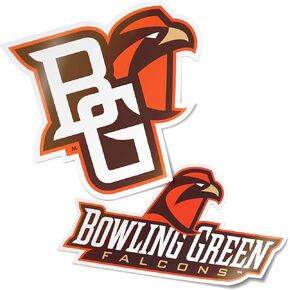 Desert Cactus Bowling Green State University Stickers Falcons Vinyl Decal Laptop Water Bottle Car Scrapbook (4 Inch Set V1)