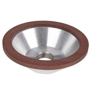 4-Inch 100mm Grit 180 Diamond Coated Concave Cup Shaped Grinding Wheel For Carbide Metal