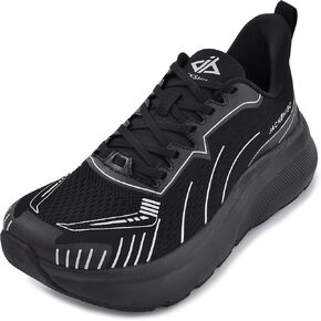JACKSHIBO Wide Toe Box Shoes for Men Wide Sneakers Athletic Workout Tennis Gym Cross Training Wide Shoes Zero Drop Platform Sneakers Cushioned Thick Sole